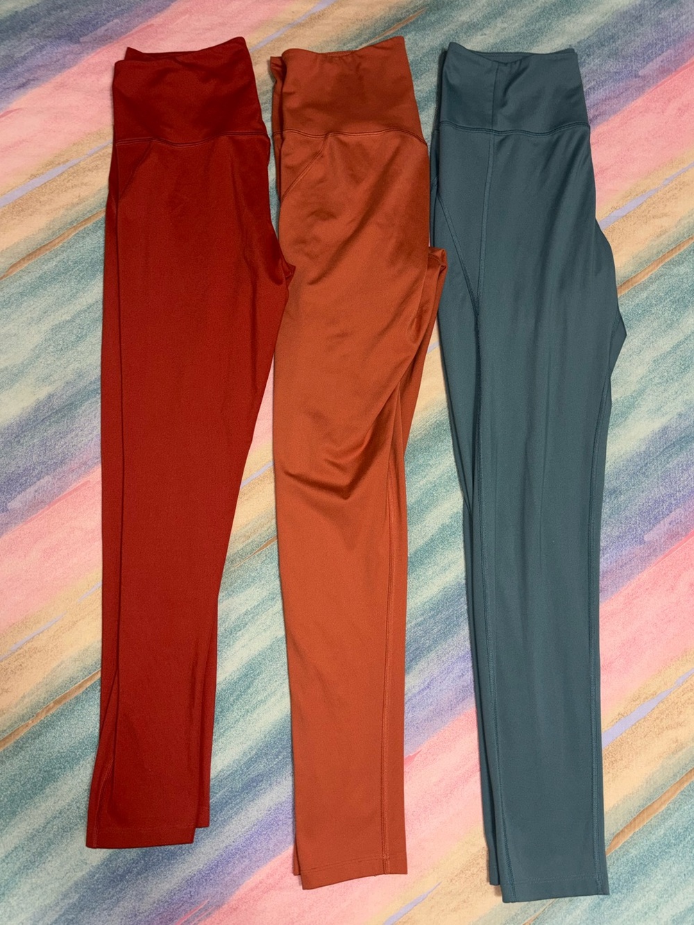 Lot of (3) Girlfriend collective compression leggings size L